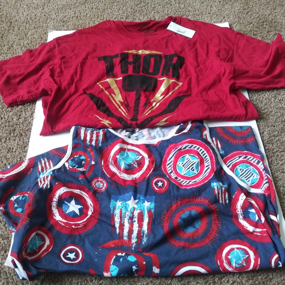 2 Marvel Tees